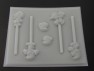 335sp Blue People Chocolate or Hard Candy Lollipop Mold